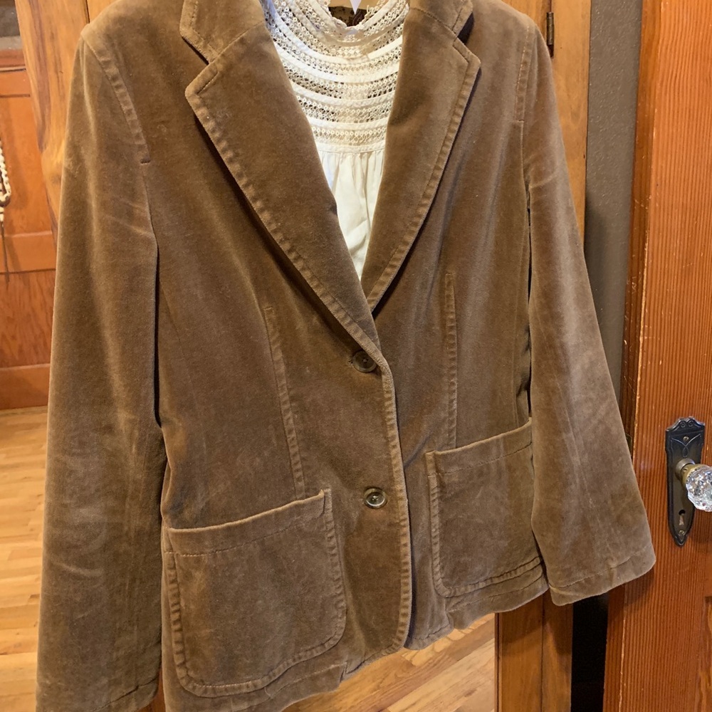 Gap Velvet Jacket With Patch Pockets - image 2